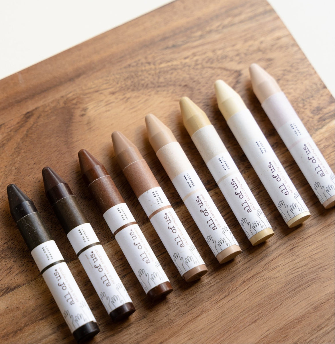 All Of Us Crayons rainbow reva's